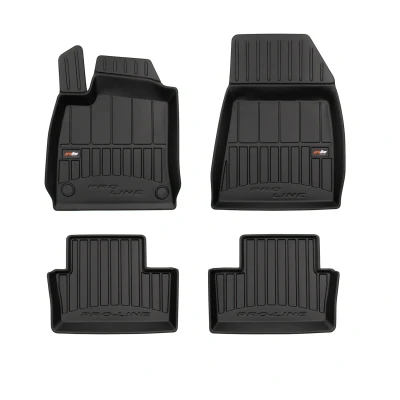 Bild av FROGUM proLine 3D 3D409873 Ensemble de tapis sol Caoutchouc avant et arrière 4 noir Sur mesure RENAULT: Clio V 3/5 portes