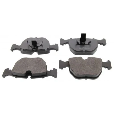 Bild av MAPCO 6708 Jeu de plaquettes frein Essieu avant contact signal d&#039;usure exclu avec tôle anti bruit BMW: 5 Berline, X5, Touring