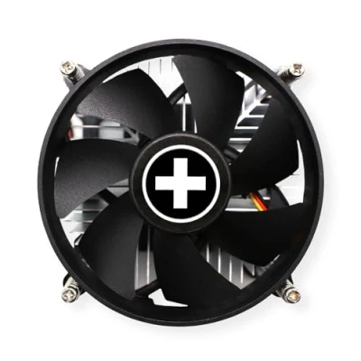 Bild av Xilence I200 Intel Top Blow CPU luftkylare, LGA 1150/1151/1155/1156, 65 W TDP, Blow, tyst 92 mm fläkt, enkel installation, perfekt för måttliga kylkrav på kontoret och hemmet, svart