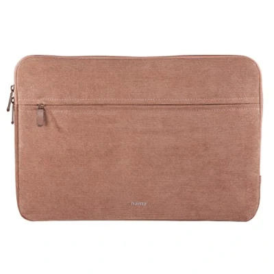 Bild av Hama Fodral för surfplattor och bärbara datorer 13,314,1 tum (surfplatteväska, laptopväska bärbar dator, surfplatta, MacBook, yta upp till 36 cm (14,1 tum), fodral, laptopfodral, ärm) persika