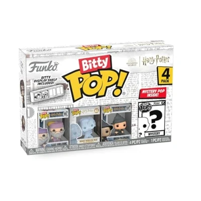Bild av Funko Bitty POP! HP Dumbledore 4PKoch en överraskande mysteriefigur 2,2 cm (0,9 tum) Harry Potter samlarobjekt stapelbar displayhylla ingår presentidé festväskor strumpa