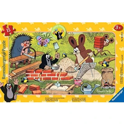 Bild av Ravensburger Barnpussel 06151 Little Crew and Friends rampussel