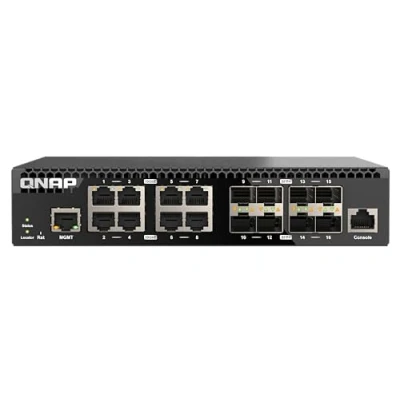 Bild av QNAP Switch QSW M3216R 8S8T 10 Gigabit, Managed