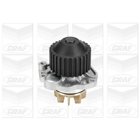 Bild av GRAF PA886 Pompe à eau 28 avec bague d&#039;étanchéité mécanique Laiton 69,8 pour transmission par courroie de distribution RENAULT: CLIO 2, LAGUNA 2