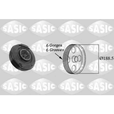 Bild av SASIC 9001807 Poulie Damper VOLKSWAGEN: Transporter 4 Bus, 4, Crafter 30 50 Van, VOLVO: V70 I, 2, S80 AUDI: A6 C4 Avant