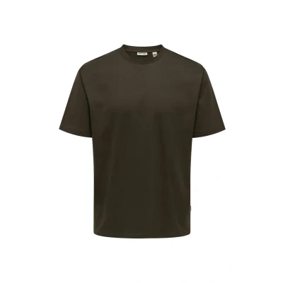 Bild av ONLY &amp; SONS Onsfred Life RLX Ss Tee Noos, Mulch, XS
