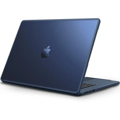 Bild av FINTIE Fodral kompatibelt med MacBook Air 15 M3 M2 2023 2024 (modell A3114/A2941), matt anti fingeravtryck hårt skal skyddande TPU kant, midnatt