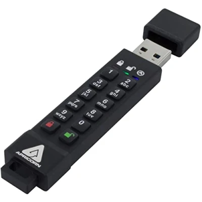 Bild av Apricorn ASK3Z 16 GB SecureKey Flash S USB 3.1, GB, svart