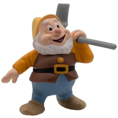 Bild av Bullyland 12479 leksaksfigur dvärg Happy från Walt Disney snövit, ca 5,8 cm, detaljerad, perfekt som en liten gåva för barn 3 år