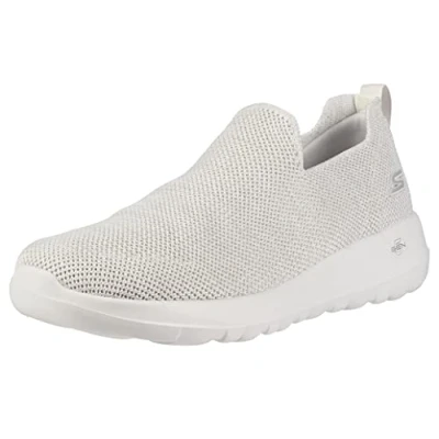 Bild av Skechers herr Go Max atletisk Air Mesh Slip on promenadsko sneaker, Benvit, 42 EU