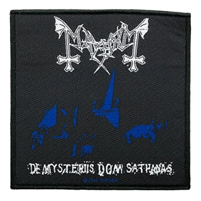 Bild av Mayhem tygmärke De Misteriis Dom Sathanas Patch vävd och licenserad! !