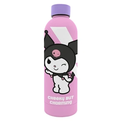 Bild av Kids Licensing Kuromi mocka beröringsflaska i rostfritt stål, 800 ml