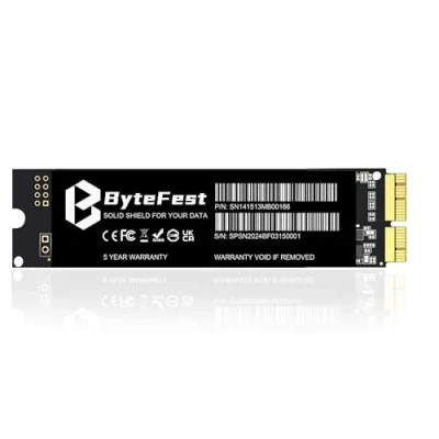 Bild av ByteFest SSD 256GB för Apple MacBook Air A1465 A1466 (mitten av 2013 2017), Pro Retina A1398 A1502 (2013 2015), iMac Mac (2013), Mini (2014)...
