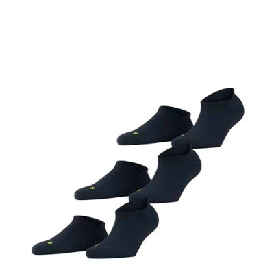 Bild av Falke, unisex, Cool Kick sneakers, 3 pack, sneakerstrumpor, ventilerande, snabbtorkande material, lätt stoppning, plyschsula, kylande, platt söm på fotspets, sportig, enfärgad, multipack, par, Blå