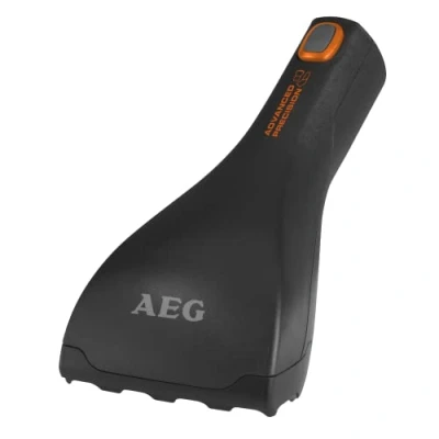 Bild av AEG AZE116 Mini turbomunstycke (absorption av djurhår och fibrer på stoppade möbler, klädselrengöring, optimal sugkraft, skonsam rengöring, lämplig för dammsugare med 36 mm ovala rör, grå)