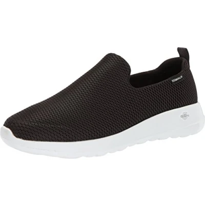 Bild av Skechers herr Go Max atletisk Air Mesh Slip on promenadsko sneaker, svart/vit, 16