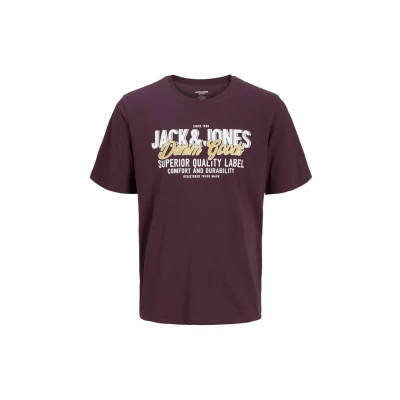 Bild av JACK &amp; JONES Jjelogo Tee Ss Oneck 2 Col Aw25 Noos Pls plus size
