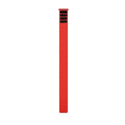 Bild av Garmin UltraFit 22mm Nylon Armband, Smartwatch Tillbehör kompatibel med Fenix 7/7 PRO/Epix/Epix PRO/Instinct Solar/Instinct 2/Venu Sq/Venu Sq 3/Forerunner 255, Flame Red