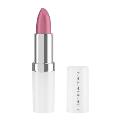 Bild av Manhattan Lasting Perfection Satin läppstift 740 Doll Me Up!, för intensiv, långvarig färg och fuktgivande vård