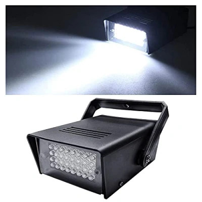Bild av Stroboskopljus，Led Atomic Strobe ，32 st Vitt Super Bright Led blinkande ljus Gamingljus