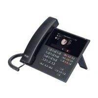 Bild av Auerswald COMfortel D 400 VoIP telefon med nummerpresentation/samtal väntar 3 riktad samtalsförmåg SIP, RTP, SRTP, SIPS 6 linjer svart