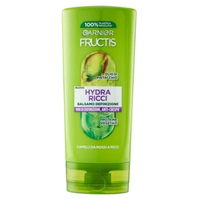 Bild av Garnier Fructis Hårbalsam för vågigt till lockigt hår, anti frizz, mjukt och glänsande Hydra lockar, 200 ml