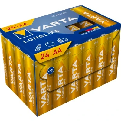 Bild av VARTA Longlife AA Cube Pack24 batteri Alkali mangan 1,5 V 24 st