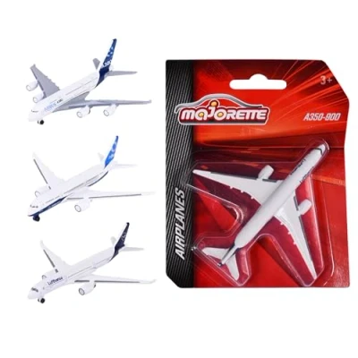 Bild av Majorette 212057980Y06 Flygplan Metall, Finns i 4 Olika Modeller, 11 cm, Från 3 år, Slumpmässigt Urval