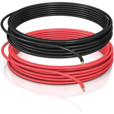 Bild av DCSk Fordonskabel, 4 mm², 10 m, FLRY B asymmetrisk, bilkabelsträngar, set röd/svart, mm2