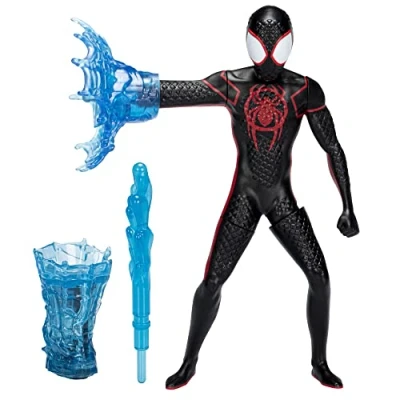 Bild av Marvel Spider Man: Across the Verse Web Spinning Miles Morales leksak, lyxig actionfigur på 15 cm, för barn från 4 år