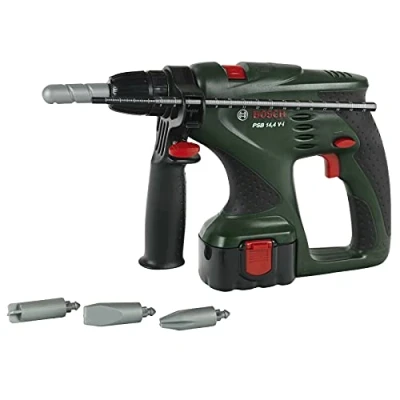 Bild av Theo Klein 8450 Bosch Slagborr I med vänster och högerrotation utbytbara borrar Mått: 29 cm x 15 4 Leksaker för barn över 3 år