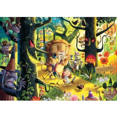 Bild av Ravensburger 16566 Lejon, Tiger och björn, Oh My Trollers från Oz, 1000 bitar pussel för vuxna barn 12 år[Exklusivt på Amazon]