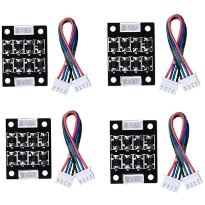 Bild av iHaospace TL Smoother V1.0 3D skrivare jämnare tilläggsmodul för mönstereliminering motorklippningsfilter Ender 3 CR 10S, 5 stegmotordrivrutiner (paket med 4 st)