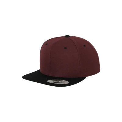 Bild av Flexfit Classic Snapback 2TONE Keps, Storlek: One Size, Bordeaux, black