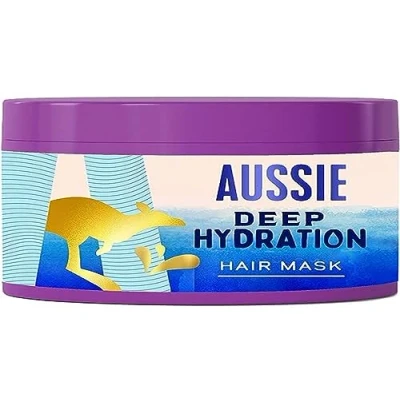 Bild av Aussie Deep Hydration Vegan Mask Intensiv återfuktning för mycket torrt, tjockt och lockigt hår med avokadoolja, jojoba macadamianötter, 450 ml