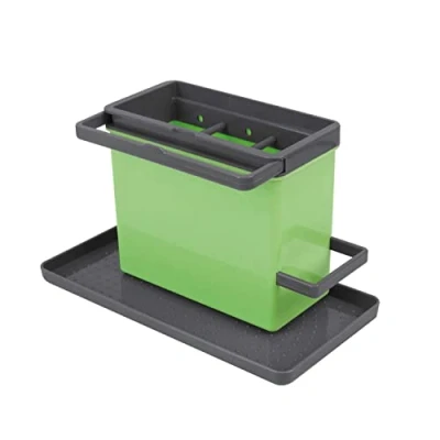 Bild av Metaltex Tidytex handfat organisatör, plast ABS, grön/grå, 24 x 13 14 cm