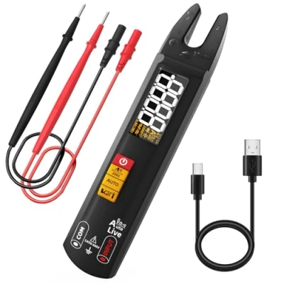 Bild av BSIDE U0 Intelligent digital multimeter med öppen amperemetrisk klämma och kontaktlös spänningsdetektor mini uppladdningsbar automatisk strömtestare/spänning AC DC Kontinuitet