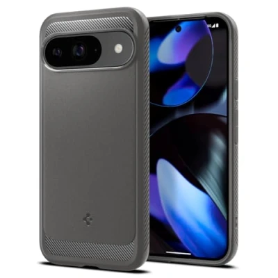 Bild av Spigen Rugged Armor Case för Google Pixel 9 och Pro [Made for Google] Skal Fodral Marble Gray
