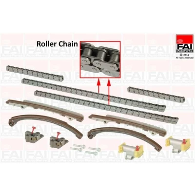 Bild av FAI AutoParts TCK89 Jeu de distribution à chaînes sans joints, roues dentées Simplex, Chaîne vélo JAGUAR: XK 8 Cabriolet, XJ Berline