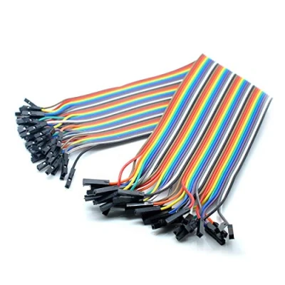 Bild av Oiyagai Dupontline 2 set/80 st 30 cm/11,8 tum hona till jumper kabel duupont för DIY Arduino Raspberry PI
