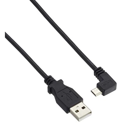 Bild av StarTech.com Micro USB laddning och synkroniseringskabel St/St högervinklad mikro 0,5 m