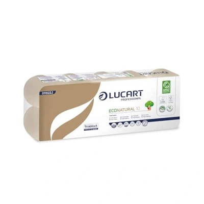 Bild av DGA OPTIMA Lucart EcoNatural 10 Toalettpapper, 2 lager, cellulosa Fiberpack rullar