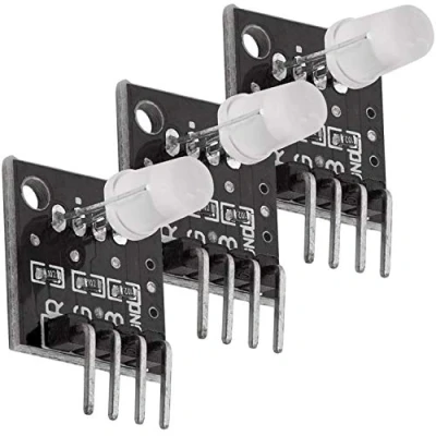 Bild av AZDelivery 3 x KY 016 FZ0455 färgs RGB LED modul färger kompatibel med Arduino och Raspberry Pi inklusive e Book!