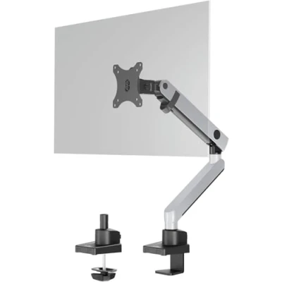 Bild av Durable Monitor Mount Select Plus för 1 bildskärm, svängbar arm 90 roterbar, lutningsbar, höjdjusterbar, VESA skärmar upp till 32&quot; och 8 kg, silver, 509623