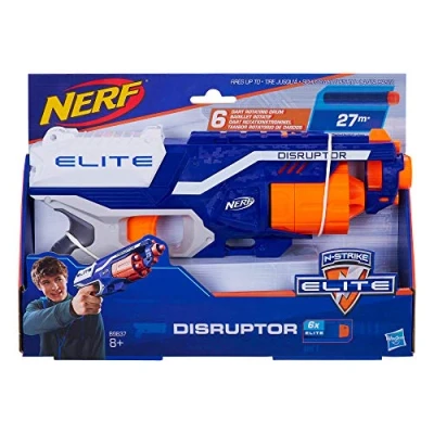 Bild av Hasbro B9837EU4 N Strike Elite Disruptor Leksaksblaster, 22.5x32x7.5cm, Flerfärgad