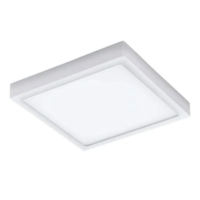 Bild av EGLO connect LED utomhustaklampa Argolis C, smart hem utomhu för vägg och tak, taklampa av aluminium plast, dimbar, justerbara vita nyanser, IP44, 30 x cm, vit