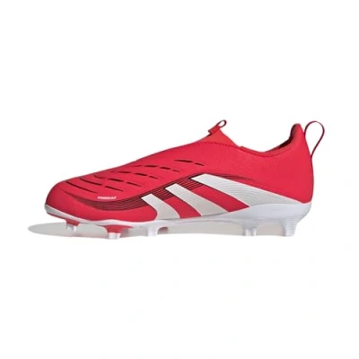 Bild av adidas Performance Predator League Unisex Fotbollsskor fasta dobbar för barn, Storlek: 34, Lucid red/white/core black Konstmaterial