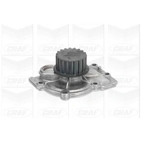 Bild av GRAF PA1019 Pompe à eau 19 avec joint d&#039;étanchéite mécanique Tôle d&#039;acier 56 pour transmission par courroie de distribution VOLVO: V50, XC60 I, XC90 I