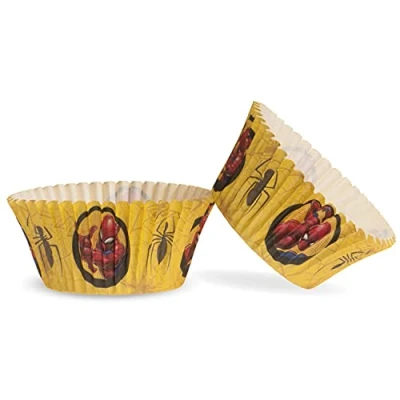 Bild av dekora Spiderman bakformar set muffin och cupcake formar papper 25 stycken, flerfärgade, 339261