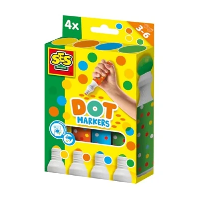 Bild av SES Dot Markers for Kids Create Art 4 XXL Make Large Dots